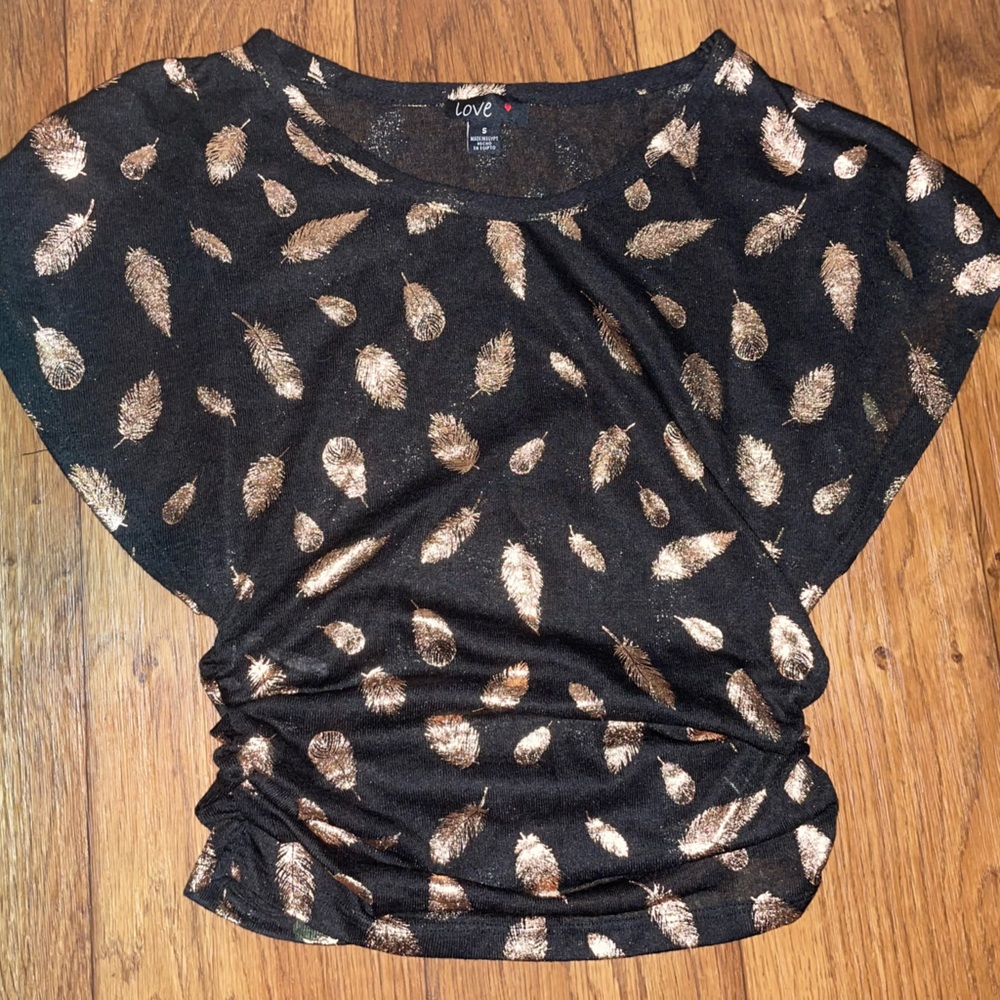 Black and Gold blouse